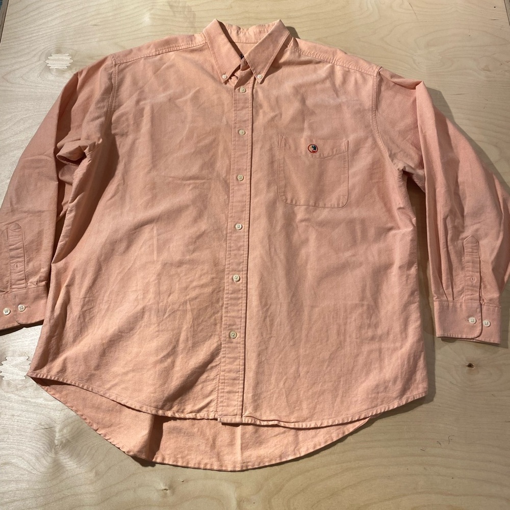 Duck Head Classic Oxford Men's Coral Button-Down Shirt XL (NM)